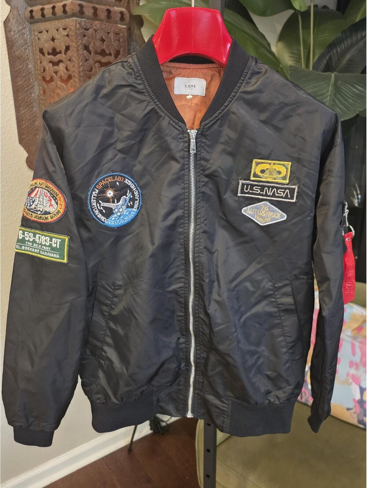 G W N Z Design By Maison De London Launch Jacket Nasa Patches Medium